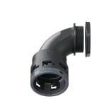 TEAFLEX - CURVA 90 IP66 BN48 M50  NERO U6BBN48M50