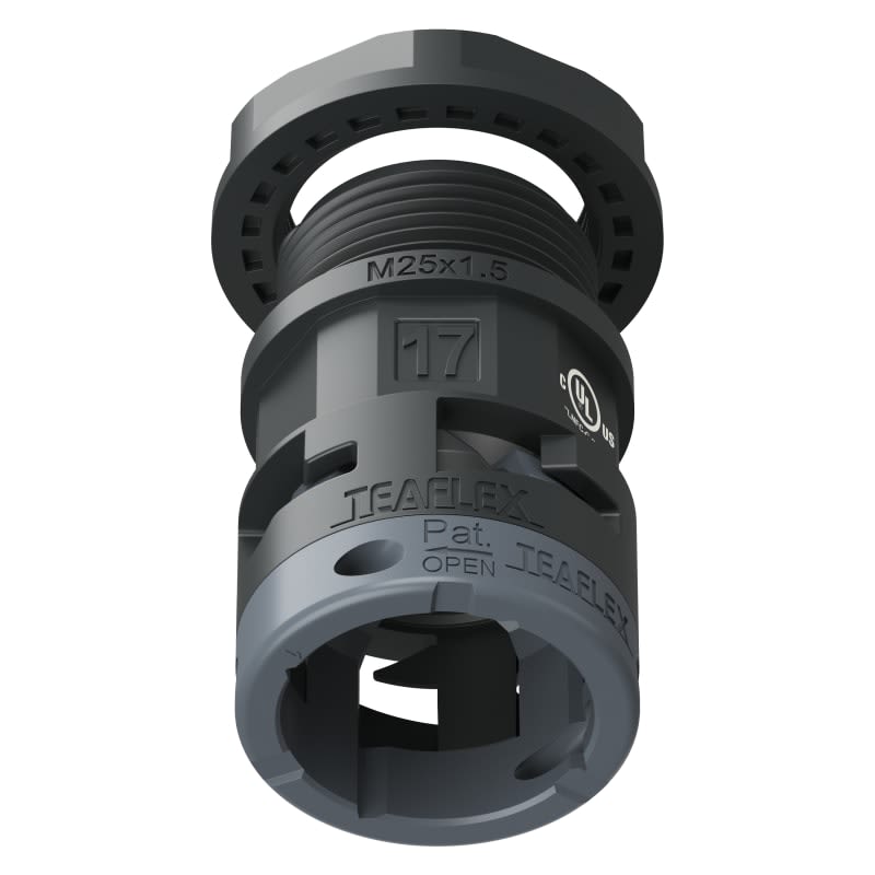 TEAFLEX - RACC.NERO IP66 SM17 M25X1,5 U6BSM17M25