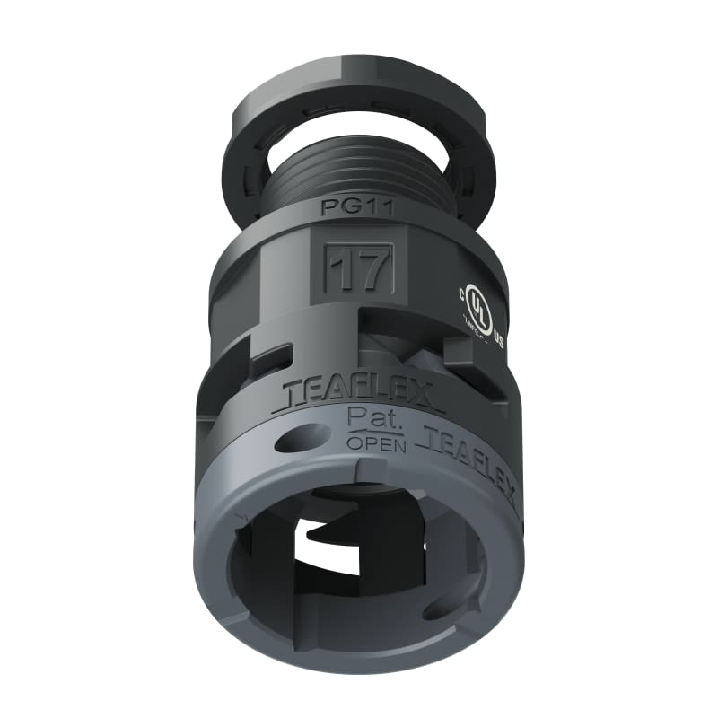 TEAFLEX - RACC.NERO   IP66 SM17  PG11 U6BSM17P11