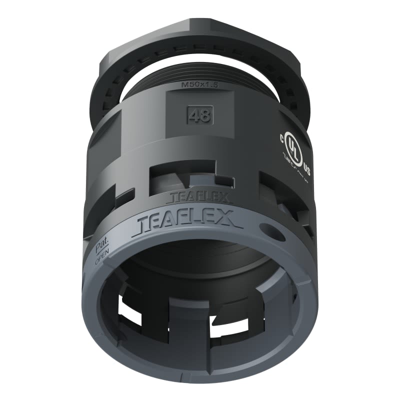 TEAFLEX - RACC.NERO IP66 SM48 M50X1,5 U6BSM48M50