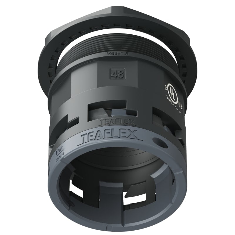 TEAFLEX - RACC.NERO IP66 SM48 M63X1,5