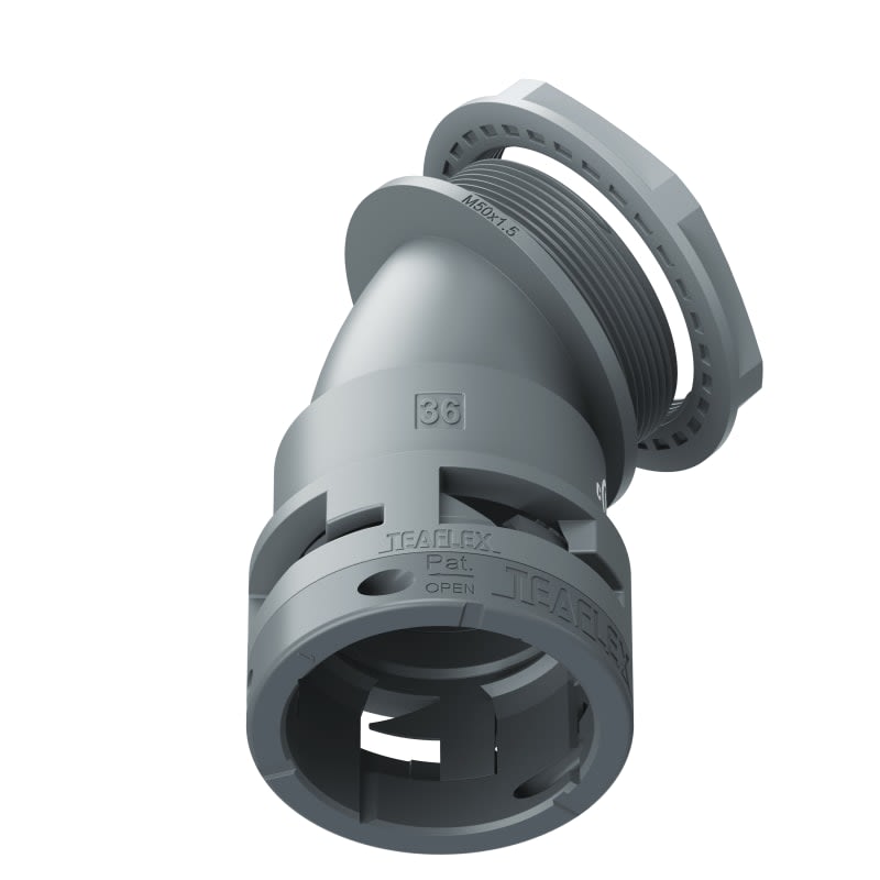 TEAFLEX - CURVA 45 IP66 BF36 M50 GRIGI U6GBF36M50