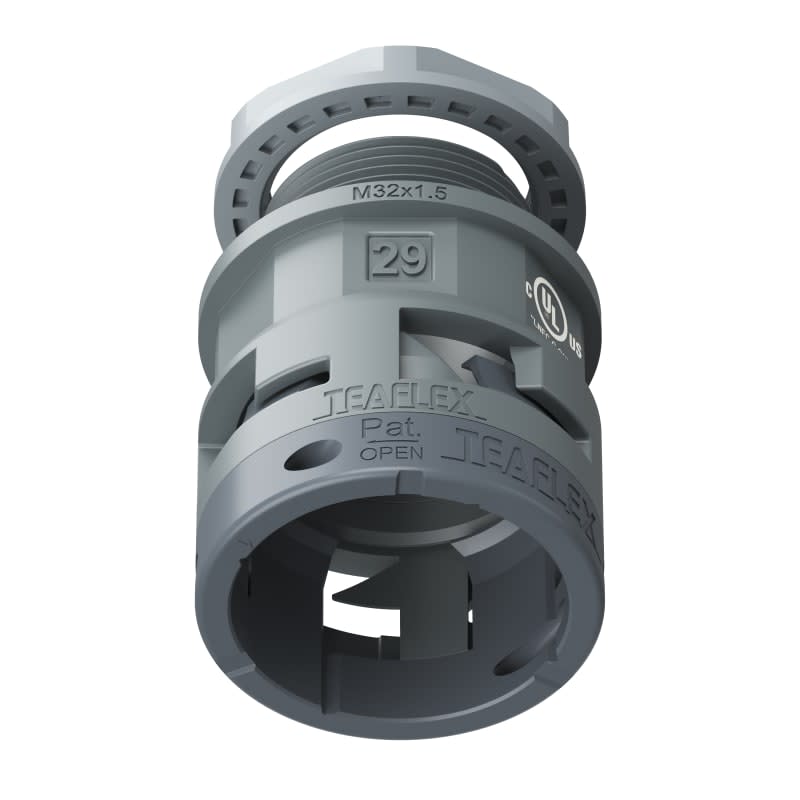 TEAFLEX - RACC.GRIGIO IP66 SM29 M32X1,5 U6GSM29M32