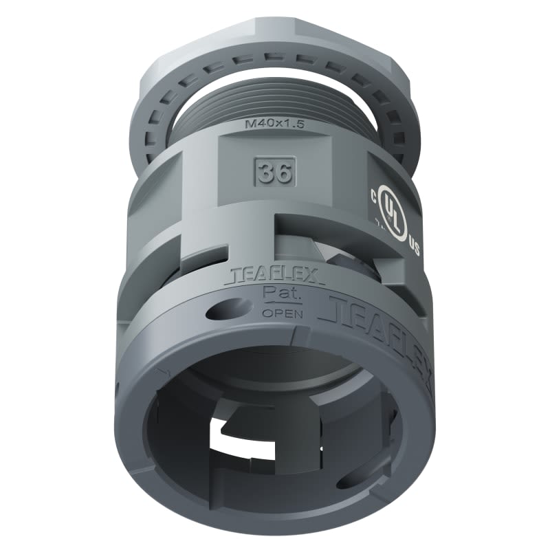 TEAFLEX - RACC.GRIGIO IP66 SM36 M40X1,5 U6GSM36M40