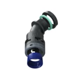 TEAFLEX - CURVA 45 IP68 BF17 PG13 NERO U8BBF17P13