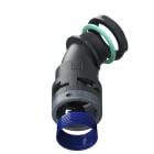 TEAFLEX - CURVA 45 IP68 BF23 PG21 NERO U8BBF23P21