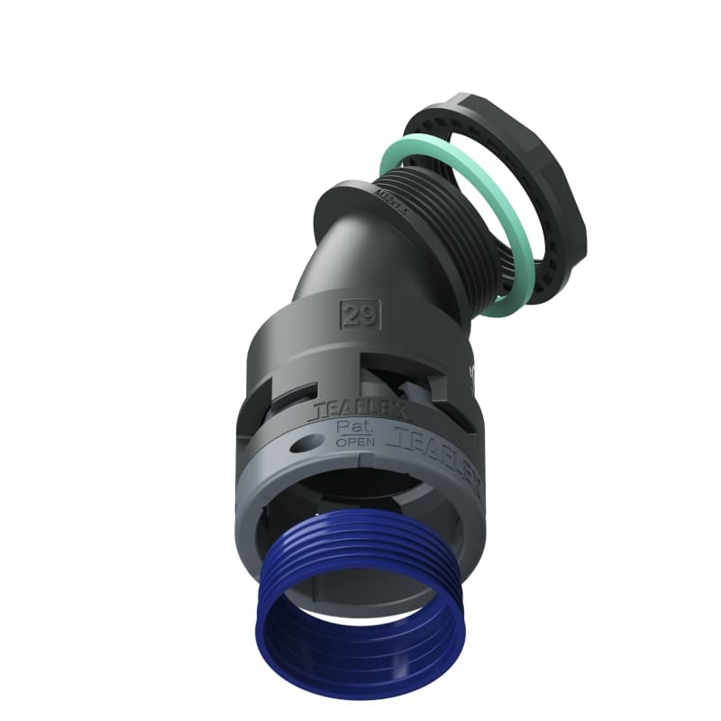 TEAFLEX - CURVA 45 IP68 BF29 M32 NERO