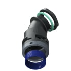 TEAFLEX - CURVA 45 IP68 BF36 M40  NERO U8BBF36M40