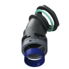 TEAFLEX - CURVA 45 IP68 BF36 PG36 NERO U8BBF36P36