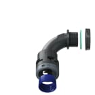 TEAFLEX - CURVA 90 IP68 BN17 PG13 NERO U8BBN17P13