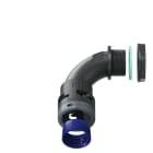 TEAFLEX - CURVA 90 IP68 BN17 PG16 NERO U8BBN17P16