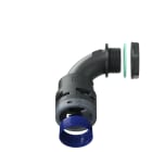 TEAFLEX - CURVA 90 IP68 BN23 M25  NERO U8BBN23M25