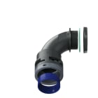 TEAFLEX - CURVA 90 IP68 BN36 M40  NERO U8BBN36M40