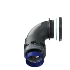 TEAFLEX - CURVA 90 IP68 BN48 PG48 NERO U8BBN48P48