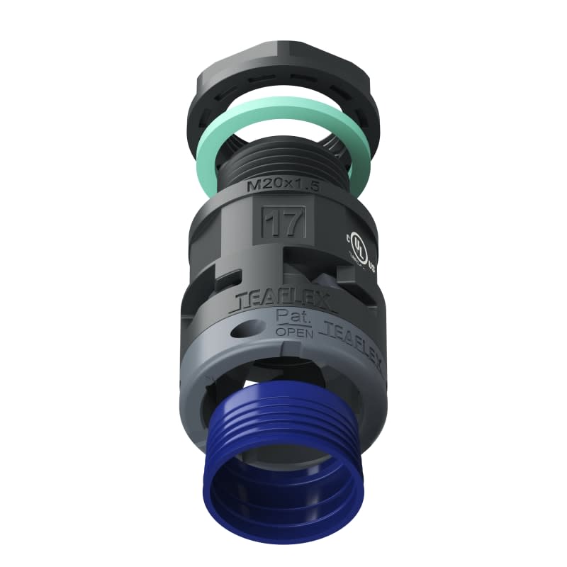 TEAFLEX - RACC.NERO   IP68 SM17  M20X1,5 U8BSM17M20