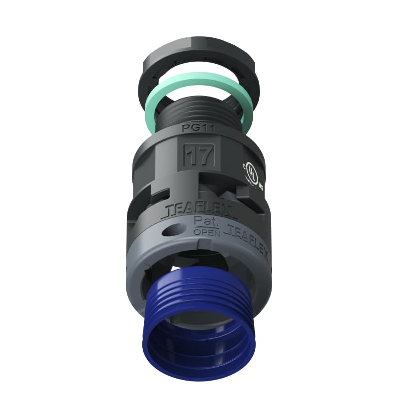 TEAFLEX - RACC.NERO IP68 SM17 PG11 U8BSM17P11