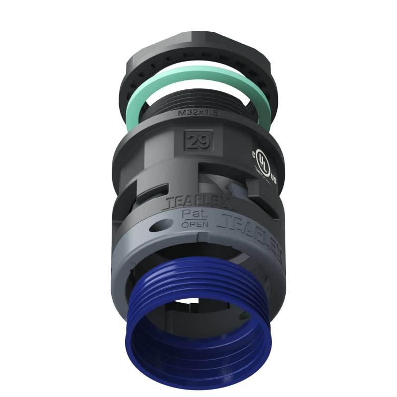 TEAFLEX - RACC.NERO IP68 SM29 M32X1,5 U8BSM29M32