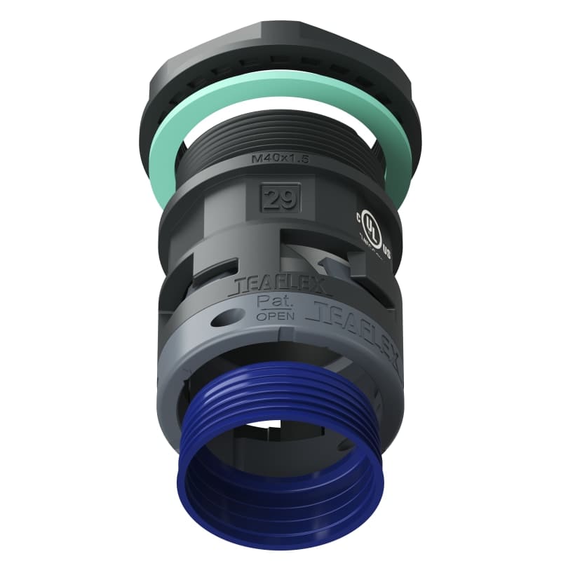 TEAFLEX - RACC.NERO IP68 SM29 M40X1,5