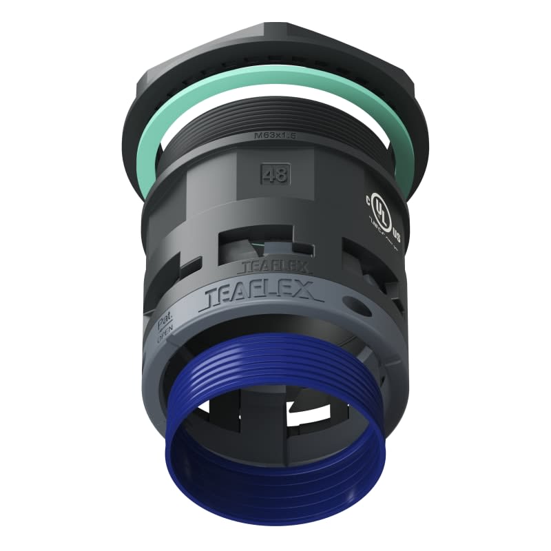TEAFLEX - RACC.NERO IP68 SM48 M63X1,5 U8BSM48M63