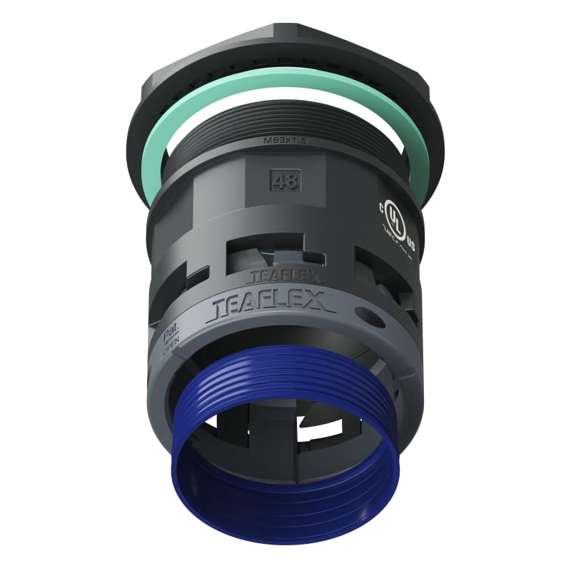 TEAFLEX - RACC.NERO IP68 SM48 M63X1,5