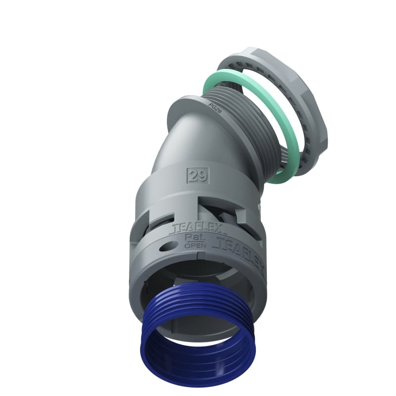TEAFLEX - CURVA 45 IP68 BF29 PG29 GRIGI
