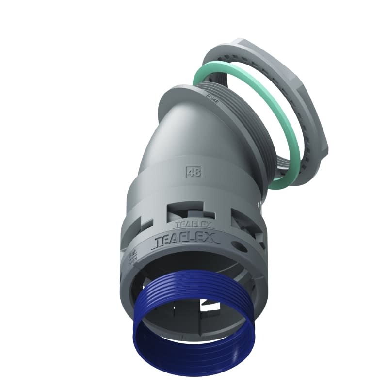 TEAFLEX - CURVA 45 IP68 BF48 PG48 GRIGI U8GBF48P48