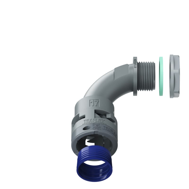 TEAFLEX - CURVA 90 IP68 BN17 M20  GRIGI U8GBN17M20