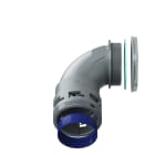 TEAFLEX - CURVA 90 IP68 BN48 M63  GRIGI U8GBN48M63