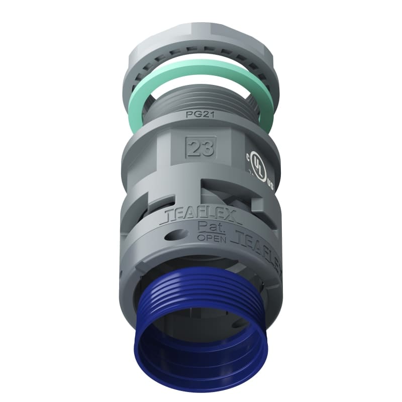 TEAFLEX - RACC.GRIGIO IP68 SM23 PG21