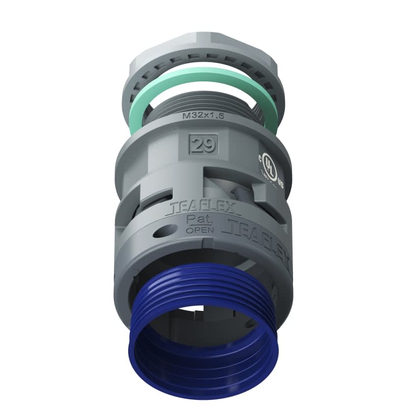 TEAFLEX - RACC.GRIGIO IP68 SM29 M32X1,5 U8GSM29M32