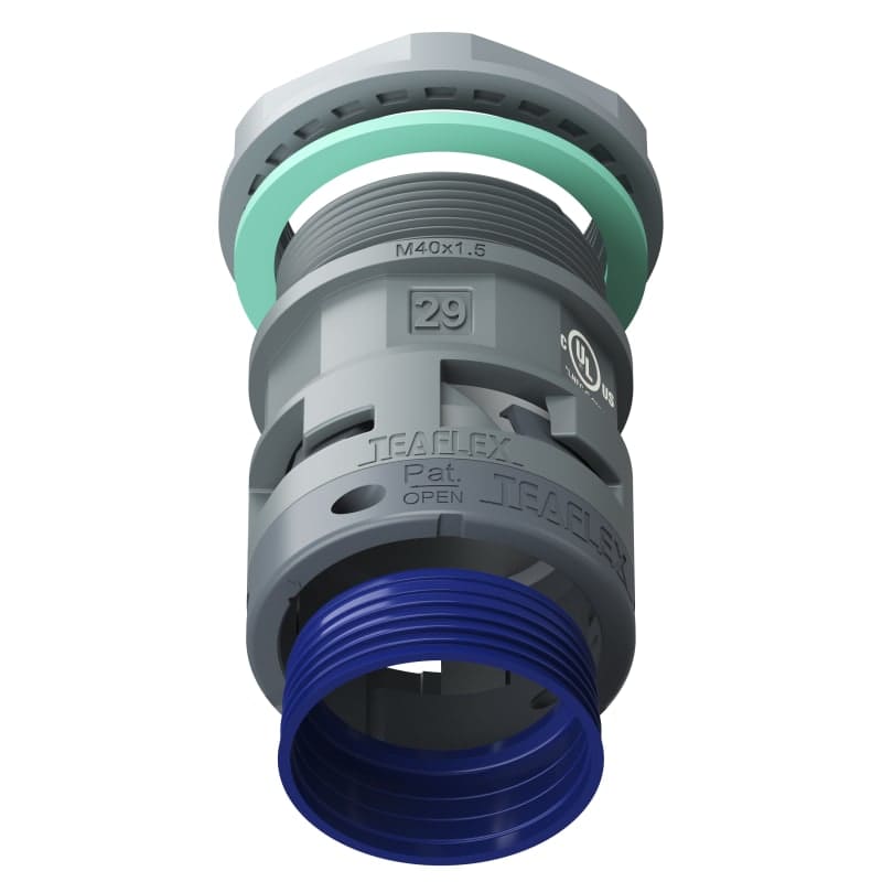 TEAFLEX - RACC.GRIGIO IP68 SM29 M40X1,5