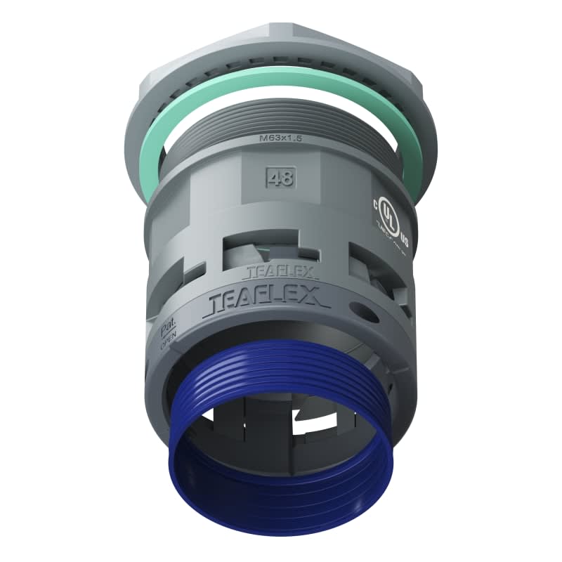TEAFLEX - RACC.GRIGIO IP68 SM48 M63X1,5 U8GSM48M63