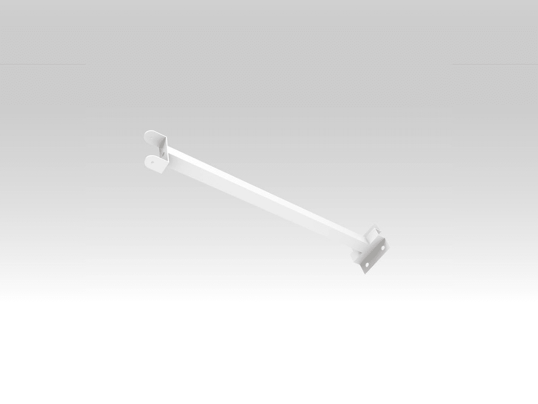 TEC-MAR - SBRACCIO L=100CM X FISSAGGIO A MURO BIAN