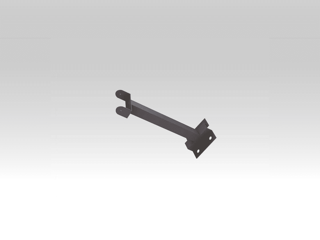 TEC-MAR - SBRACCIO L50CM X FISSAGGIO A MURO ANTRAC