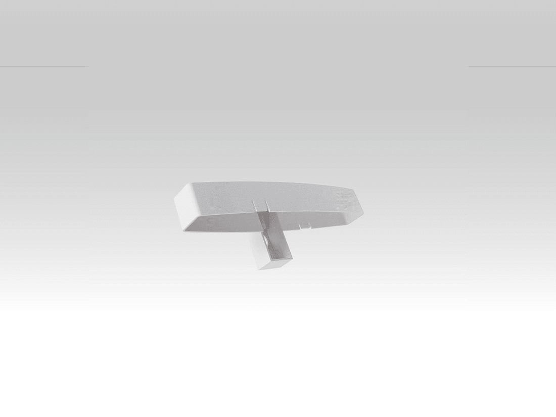 TEC-MAR - STAFFA FISS PARETE FRONT FLAG IP65 E IP6