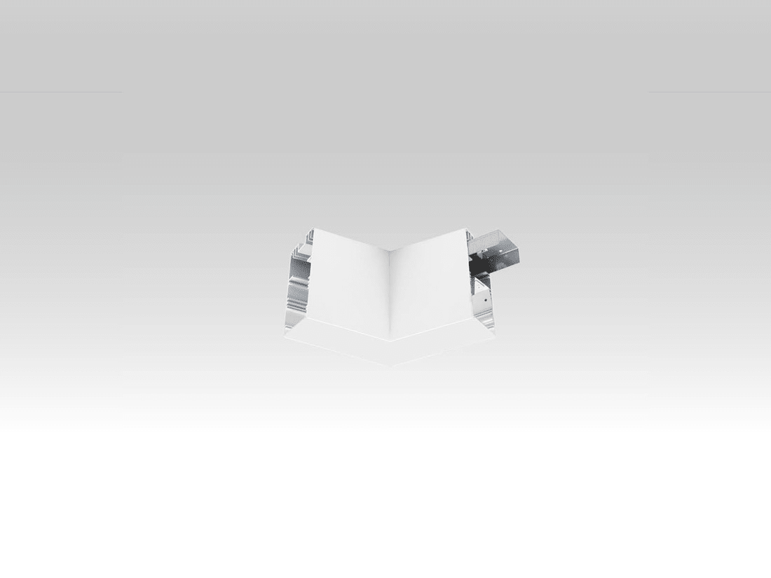 TEC-MAR - GIUNTO ANGOLARE CIECO VERNICIATO BIANCO