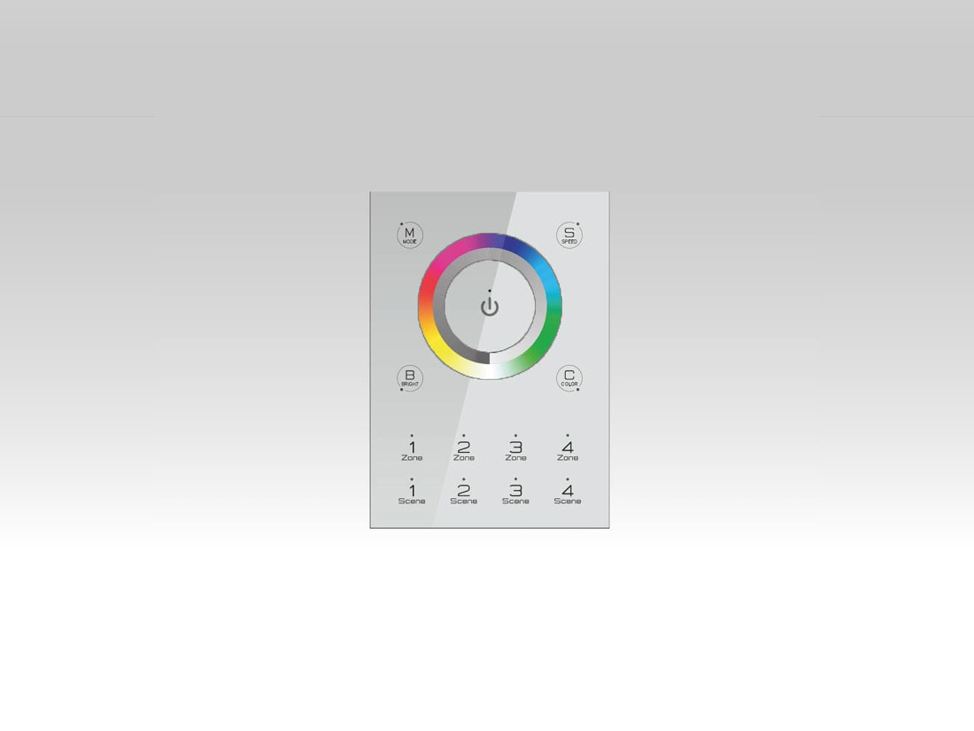 TEC-MAR - PANNELLO DI CONTROLLO TOUCH DMX, CASE BI