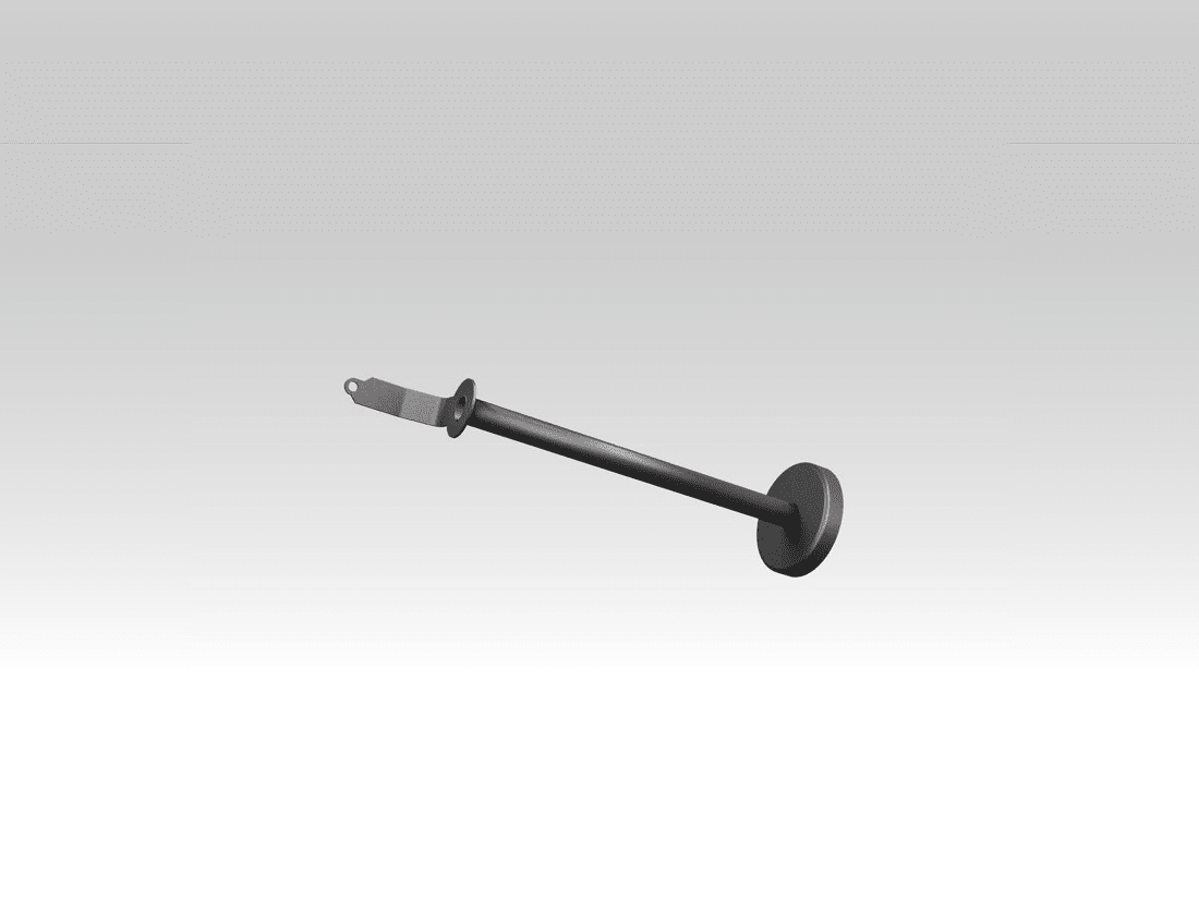 TEC-MAR - SBRACCIO X FISSAGGIO A MURO ANTRACITE L3