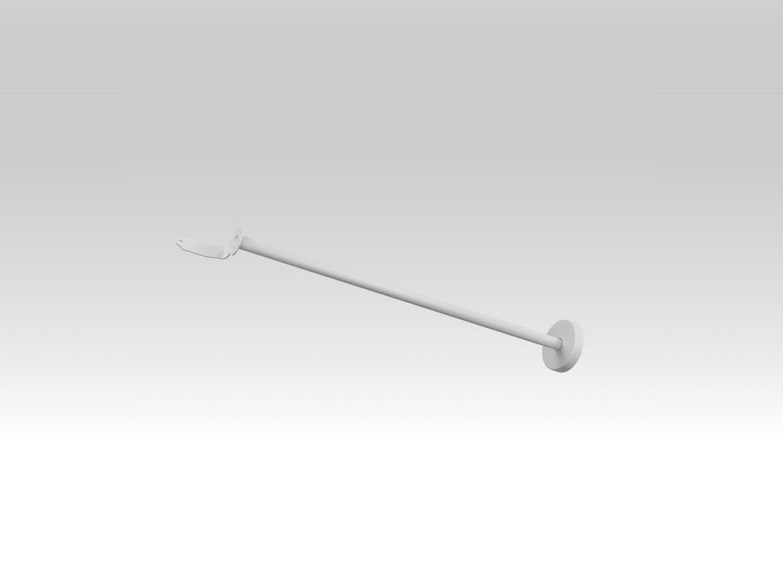 TEC-MAR - SBRACCIO X FISSAGGIO A MURO GRIGIO L=60C