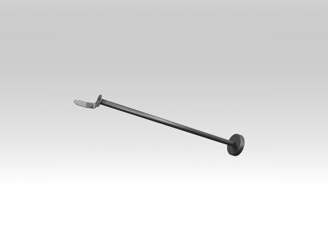 TEC-MAR - SBRACCIO X FISSAGGIO A MURO ANTRACITE L6