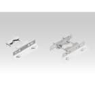 TEC-MAR - ATT. MEZZO PALO STAFFA L.400MM ACCIAIO I TAAD1140X400