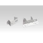 TEC-MAR - ATT. ANGOLARE A PARETE L.400MM ZINC A CA