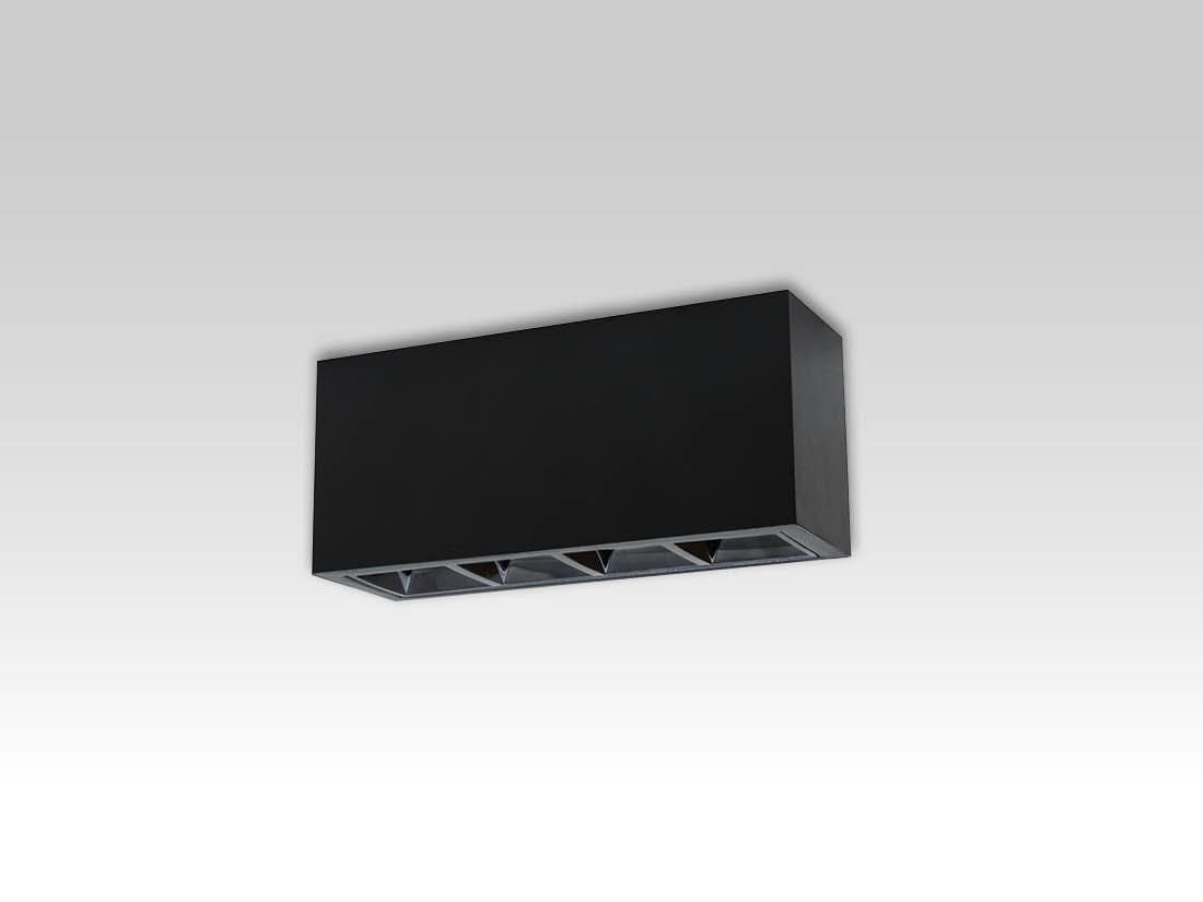 TEC-MAR - MODU 8W 3K CRI80 MOD.4N UGR<19 NERO / NE
