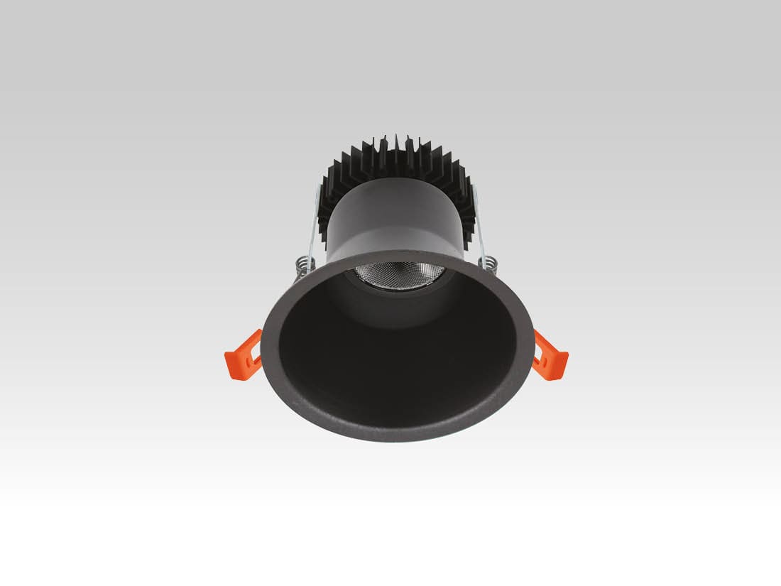 TEC-MAR - ELIO 10W 3K CRI80 RF UGR<19+D2 PUSH NERO