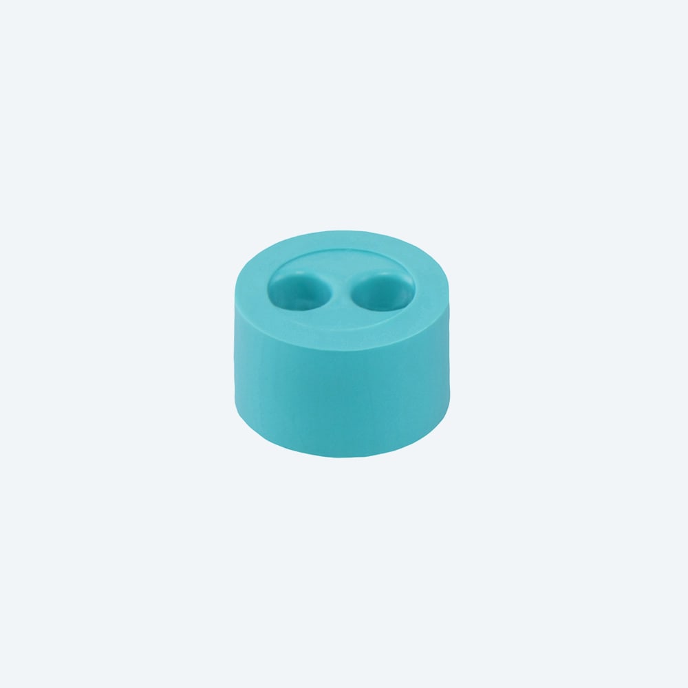 TECHNO - Guarnizione multiforo 2 fori da 2.0 a 3.5 mm Grommet 2 holes diametro 3.5 mm.