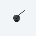 TECHNO - Tappi di chiusura con cinturino di aggancio per connettore nero.