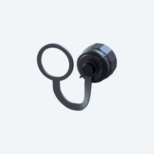 TECHNO - Tappi di chiusura con cinturino di aggancio per connettore M25.