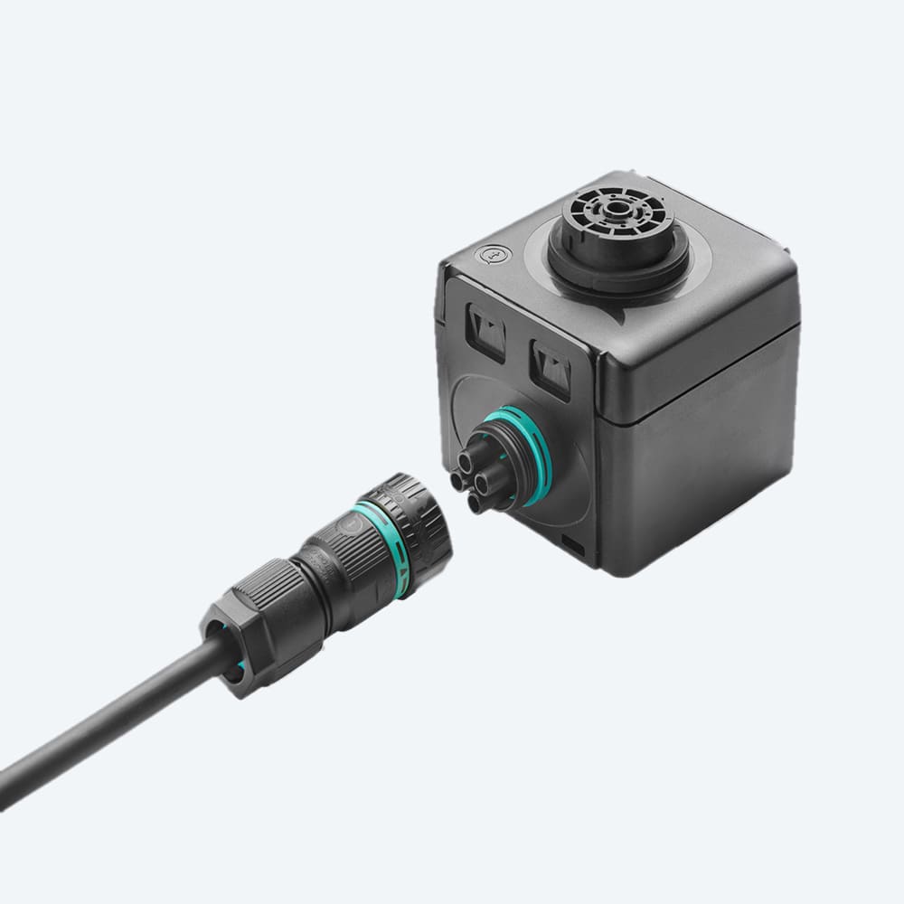 TECHNO - Mini scatola derivazione IoTH 6 vie M16/M20 Zhaga Book 18 IP66 2XM20.