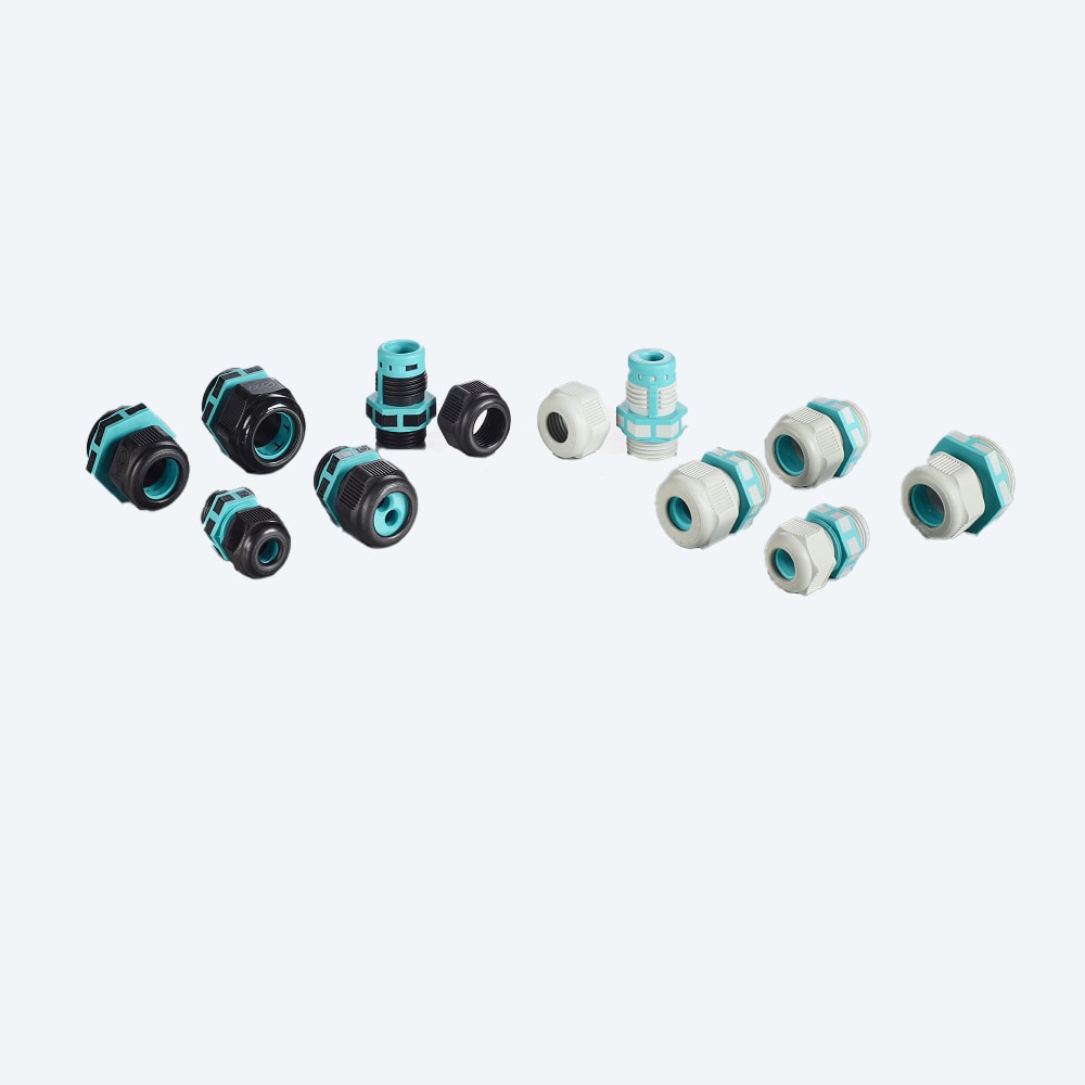 TECHNO - Pressacavo Co-stampato D7.5-9.5 PG9 IP68 CABLE GLAND INNOV D7.5-9.5 BLACK IP68.