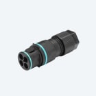 TECHNO - Mini Connettore Spina 3p Vite D7-13 IP66/IP68 UP